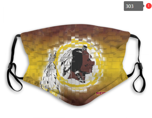 NFL Washington Red Skins #7 Dust mask with filter->nfl dust mask->Sports Accessory